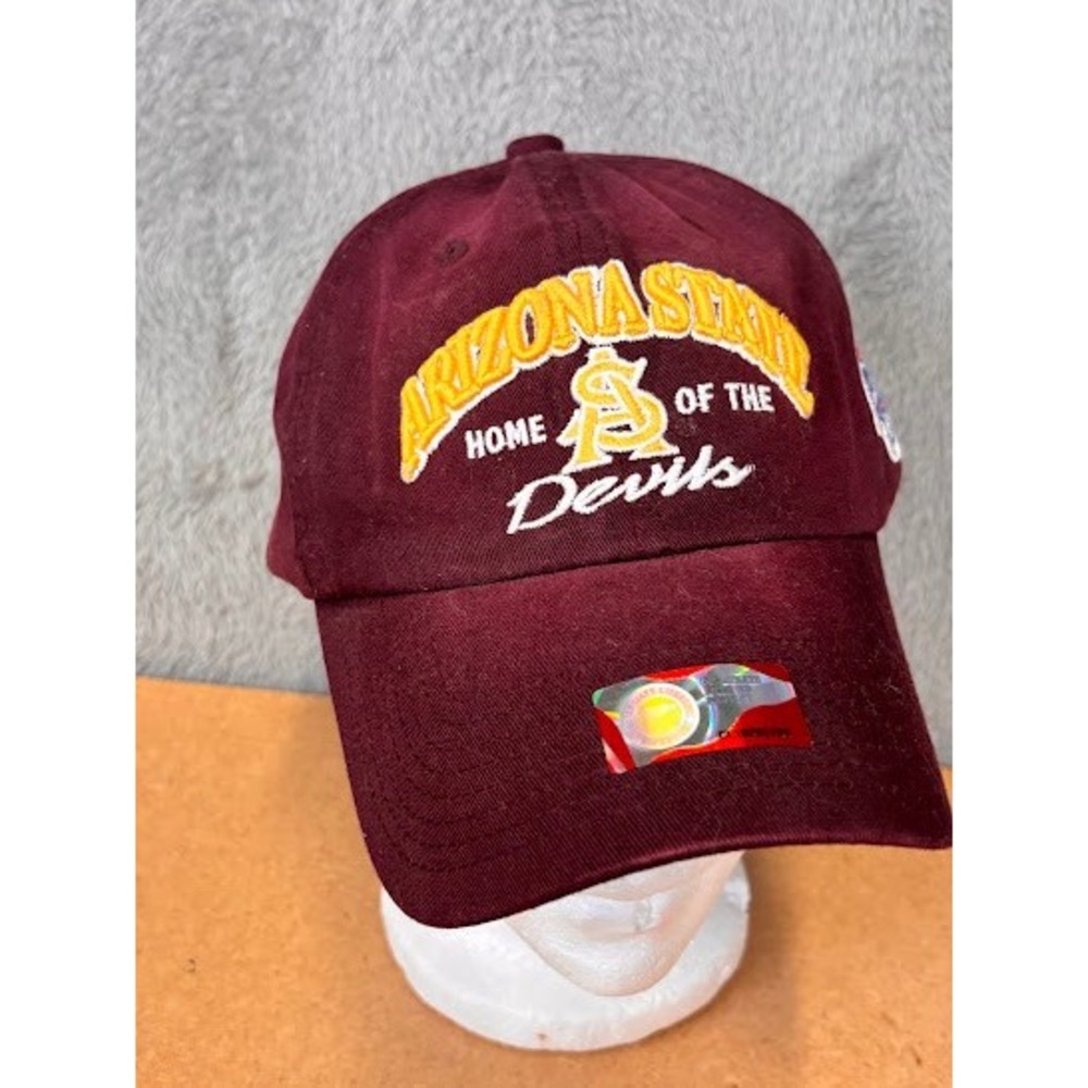 Arizona State Sun Devils Maroon Baseball Cap Omaha Rosenblatt‎ Stadium CWS Patch - Picture 4 of 10